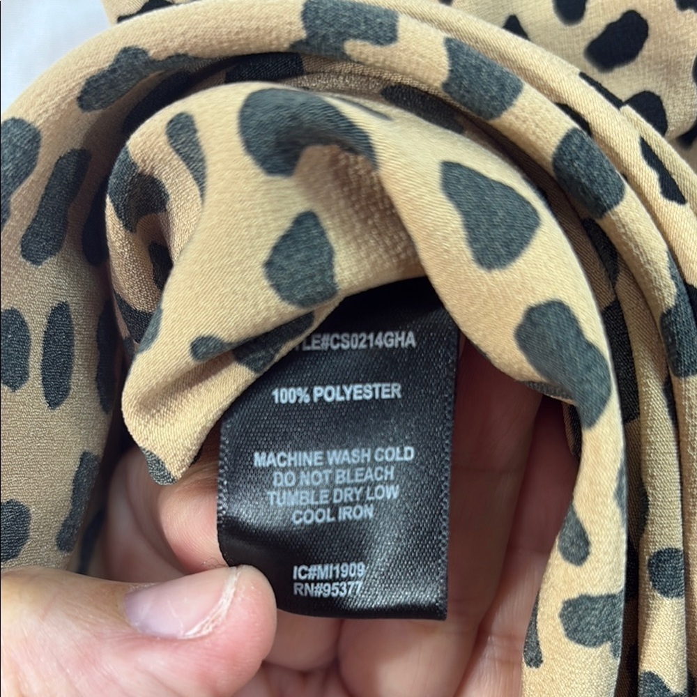 🐊Sanctuary Leopard Print Maxi slip Skirt - Picture 4 of 4
